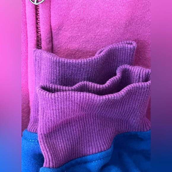 Circa | Color Block Zip-Up Hoodie - Picture 9 of 11